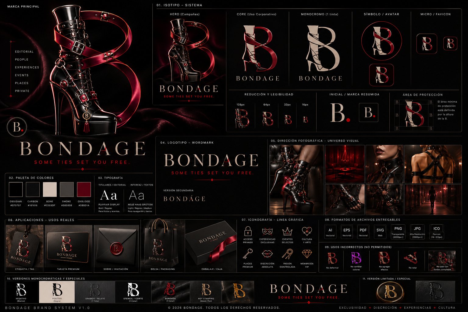Universo visual BONDAGE